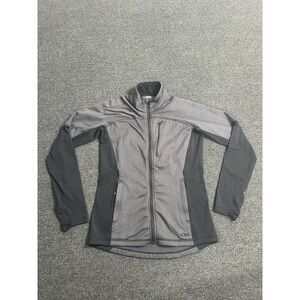 Outdoor Research Vigor Full Zip Thermal Jacket Gray Womens Small Petite Fleece